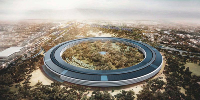 Đây là bản vẽ trụ sở Apple của kiến trúc sư từ khi bắt đầu khởi công vào năm 2013.